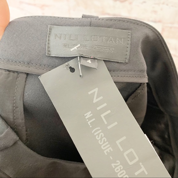 Nili Lotan Maxine Black Wool Pants - Picture 10 of 10